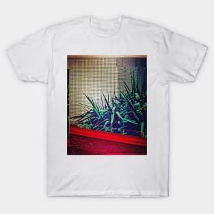 Abstract Glitch Palms ††† Nihilist Aesthetic Design T-Shirt